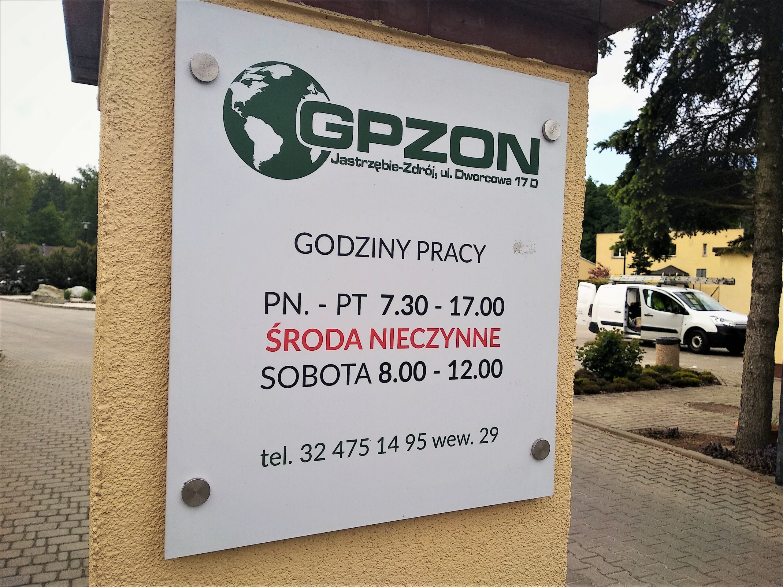 GPZON nieczynny w środy.