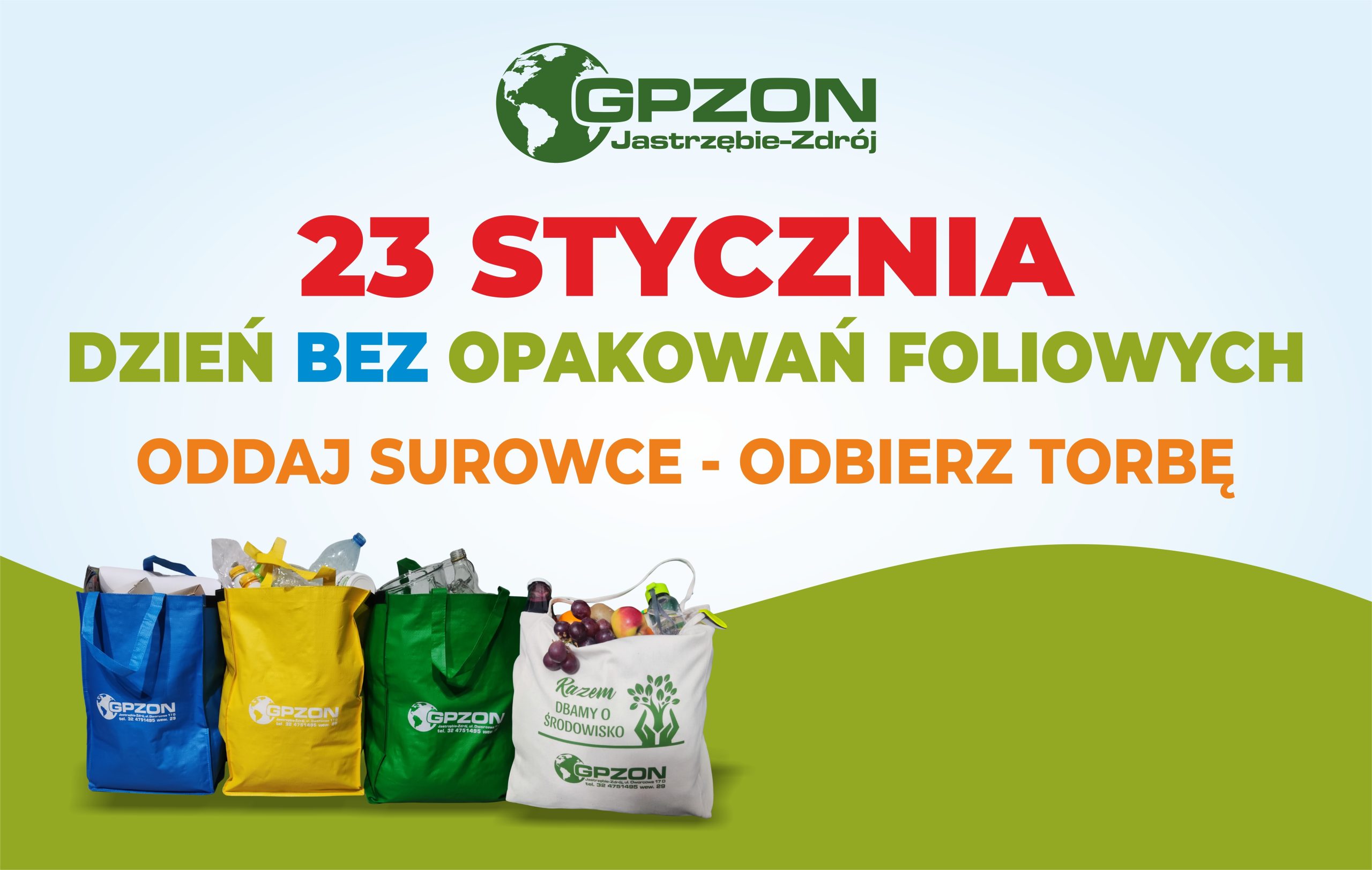 23 stycznia Dzień bez opakowań foliowych